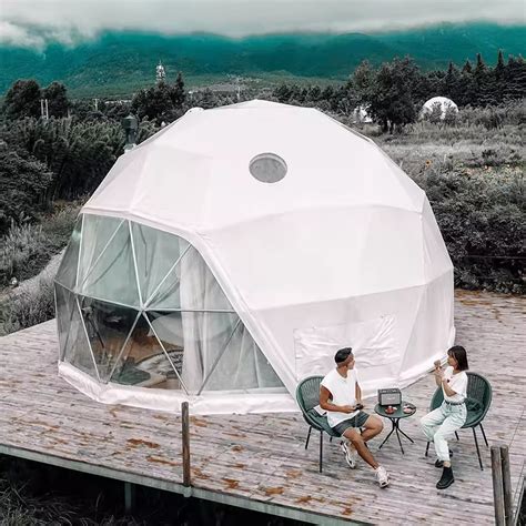 High Quality Estructuras Domo Geodesico Precio Outdoor Hotel Dome Tent