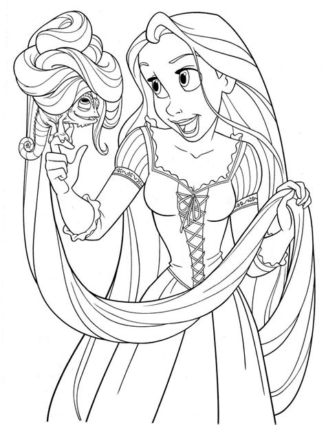 Desenhos De Princesa Rapunzel Para Colorir Imprimir E Pintar Colorir Me