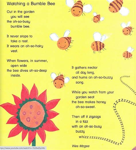 Poem Watching A Bumble Bee Quizizz