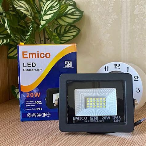 Jual Lampu Sorot Emico LED 20w 20 Watt Outdoor Panggung Taman Tembak