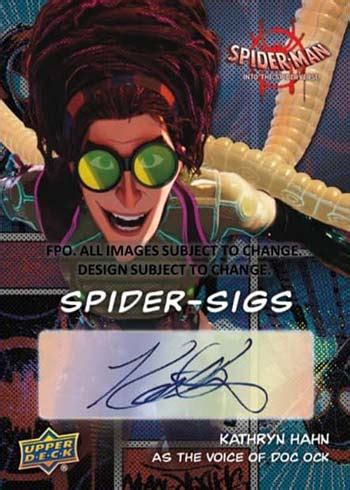 Upper Deck Spider Man Into The Spider Verse Checklist