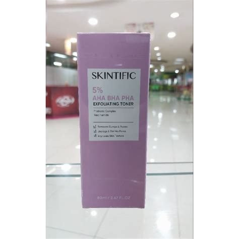 Jual Skintific 5 AHA BHA PHA Exfoliating Toner 80ml Shopee Indonesia