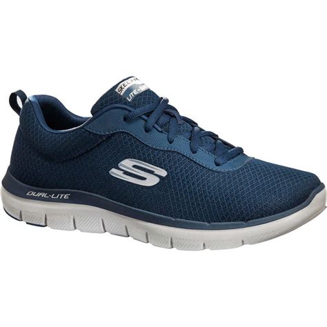 МЪЖКИ ОБУВКИ ЗА СПОРТНО ХОДЕНЕ Dual Lite СИНИ Skechers Decathlon