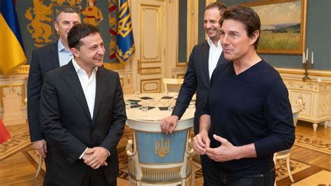 Tom Cruise Meets Ukrainian President Volodymyr Zelensky Amid Trump