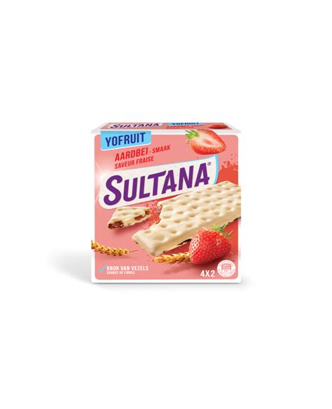 Sultana Yofruit Aardbei 4x2 Doos Sultana