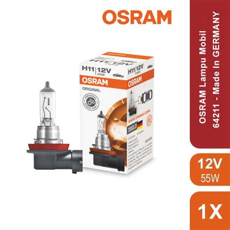 Jual Bohlam Lampu H Osram Halogen Original V W Standard Bulbs