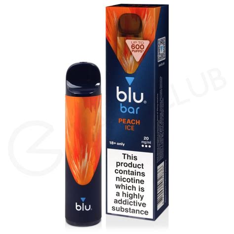 Peach Ice Blu Bar Disposable Vape For