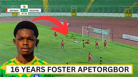 Watch 16 Yr Old Foster Apetorgbor Who Assisted Nsoatreman First Goal