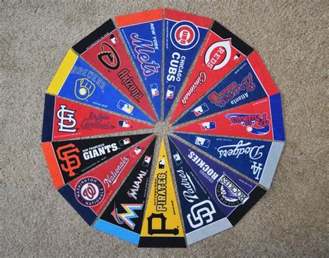 Complete Set 30 Mlb Baseball Felt Mini Pennants Free Shipping Mlb