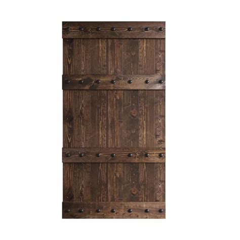 COAST SEQUOIA INC Castle Series 42 In X 84 In Kona Coffee DIY Knotty