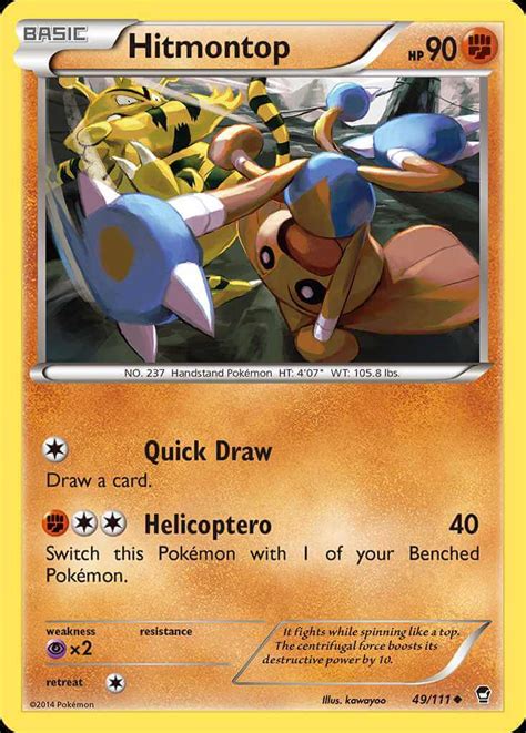 Hitmontop xy3 49 Pokémon Card Database PokemonCard