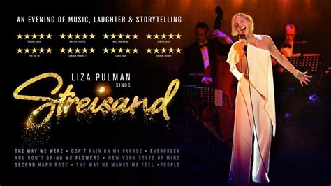 Liza Pulman Sings Streisand Announces New Dates at Lyric Theatre