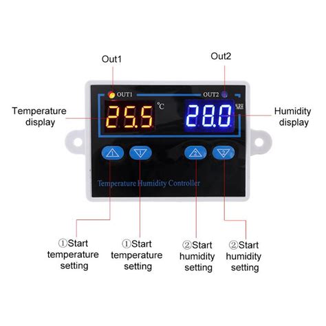 Buy Digital Thermostat Humidity Controller Egg Incubator A