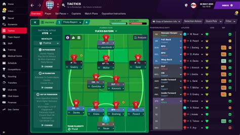 Hansi Flick Bayern Tactics for FM21 | FM Scout