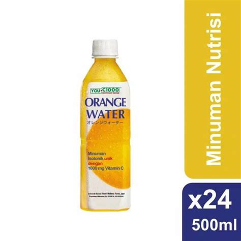 Jual You C Isotonic Drink Orange Water Ml X Box