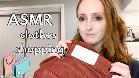 Asmr Fabric Scratching Shopping Roleplay 🛍️ Youtube