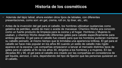 De Que Estan Hechos Los Cosmeticos Y Como Se Elaboran Ppt