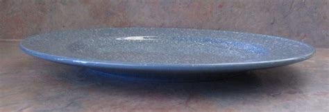 Mikasa Ultrastone Country Blue Round Platter Chop Plate