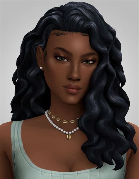 Raffaella Hair Aladdin The Simmer Sims Hair Sims 4 Afro Hair Sims