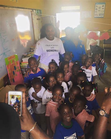 Tennis Star Serena Williams Helps Build School In Jamaica