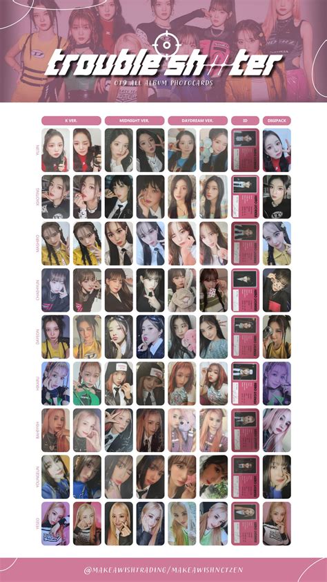 photocard templates on Twitter COMPLETE kep1er 케플러 album photocard