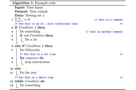 How To Write Algorithm In Latex Roys Blog