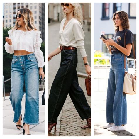 Como Usar Jeans Anchos Outfits Mujer Muy Trendy