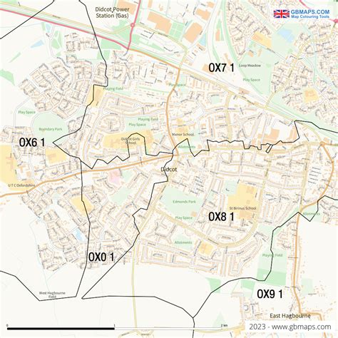 DIDCOT of OXFORDSHIRE_COUNTY Files. GIS Tools and Software Vector ...