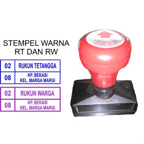 Contoh Stempel Rt Rw 53 Koleksi Gambar