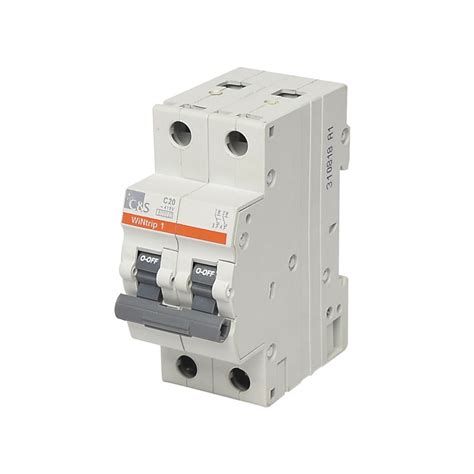 PROMELSA Interruptor termomagnético 2x20A 6kA 240 415V tipo C DIN