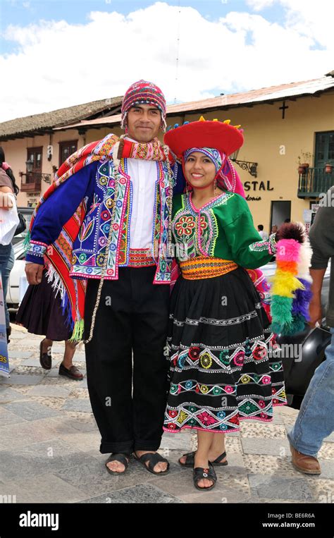 Cusco Peru September 5 Peruvian Dancers In Traditional Clothing From