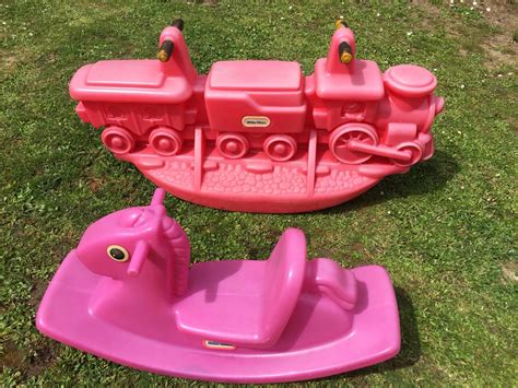 Little Tikes Pink Horse Red Train See Saw In So40 Forest For £1200