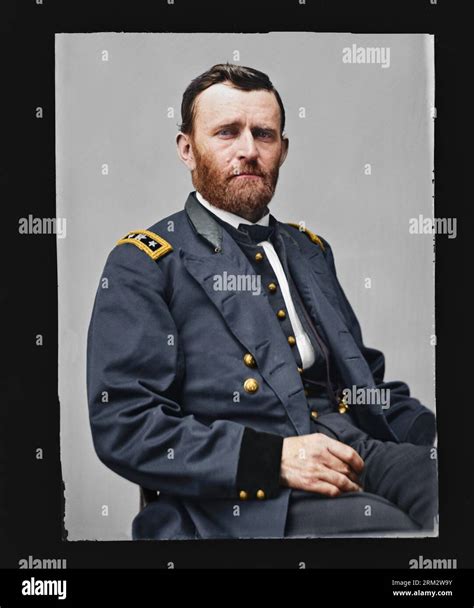 General Ulysses S Grant C 1860 70 Stock Photo Alamy