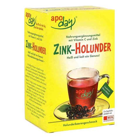 Apoday Zink Holunder Vitamin C Pulver X G