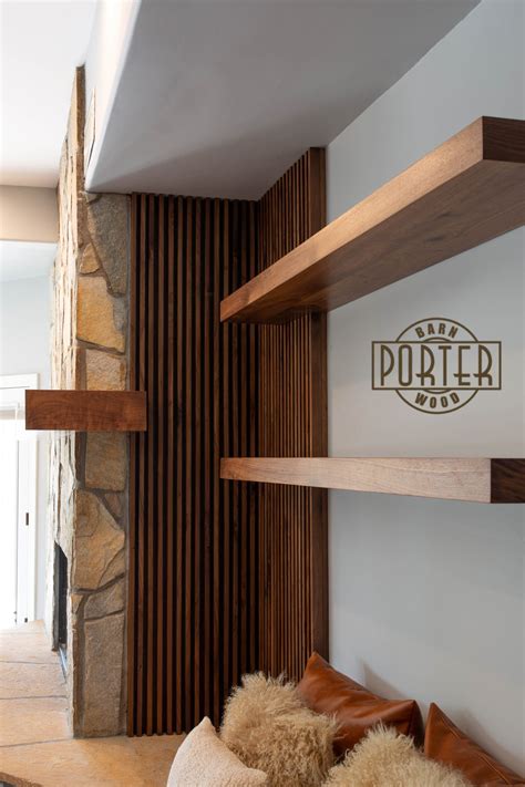 Slat Wall and Shelves | Porter Barn Wood