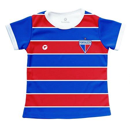 Camisa Beb Infantil Fortaleza Baby Look Listrada Oficial Cia Beb