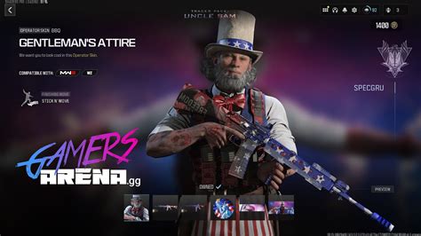 New Unreleased Cod Mw3 Uncle Sam Bbq Operator Skin Hard Unlocked Ps Xbox Pc Ultra Rare Youtube