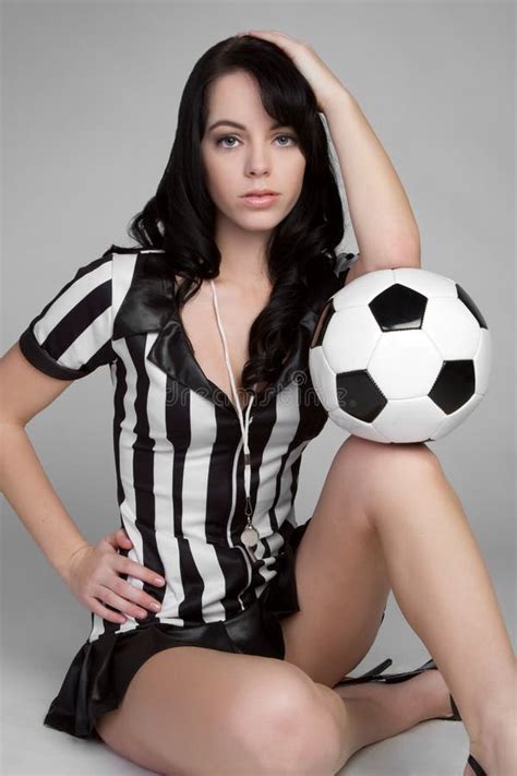 Arbitro Sexy Di Calcio Immagine Stock Immagine Di Uniforme 6567201