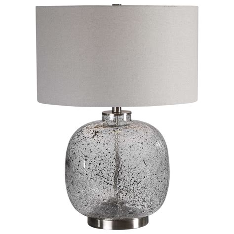 Uttermost Table Lamps Glass Table Lamp | Walker's Furniture | Table Lamps