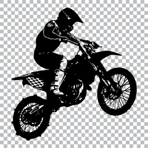 Dirt Bike Stencil