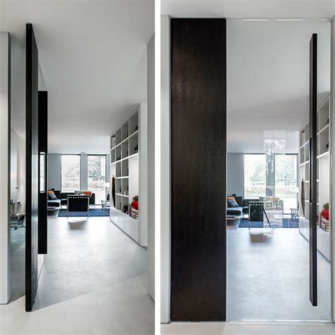 Glass Pivot Doors With Fritsjurgens Pivot Hinge System Inside Pivot Doors Exterior Doors