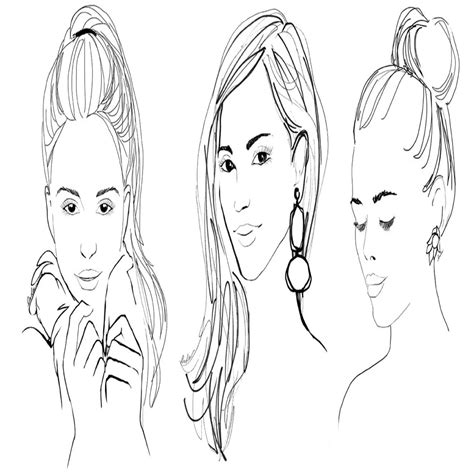 Coloring Pages Of Girls Faces At Free Printable