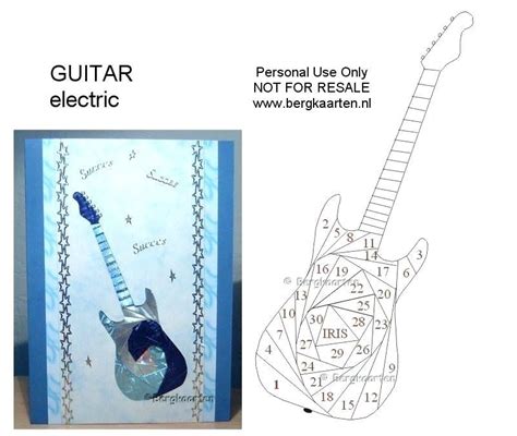 Printable Paper Guitar Templates