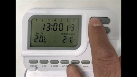 E Cond Cronotermostato Digitale Lcd Programmabile Avidsen Per