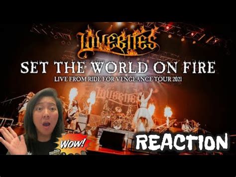 Lovebites Set The World On Fire Reaction Live From Ride For