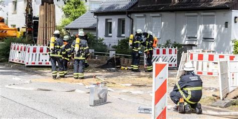 Gasleck Nahe Der Bahn Sorgt F R Gr Eren Einsatz Von Polizei Und Feuerwehr