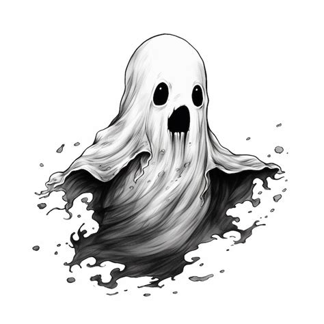 Premium AI Image | HandDrawn Halloween Ghost Clipart