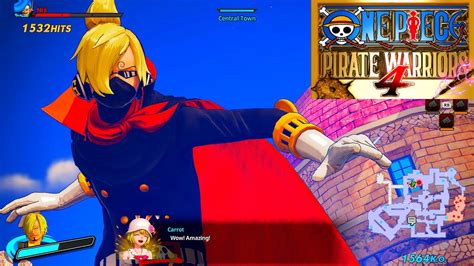 One Piece Pirate Warriors Sanji Stealth Black Max Level Gameplay