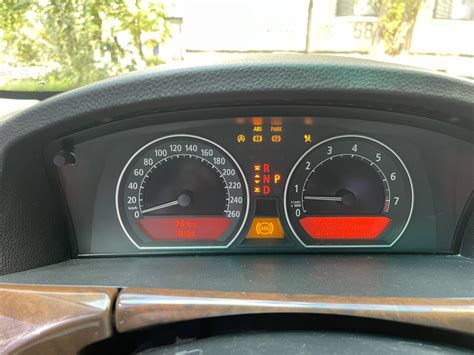 Ошибка стабилизации, abs, park, датчик давления шин — BMW 7 series (E65 ...