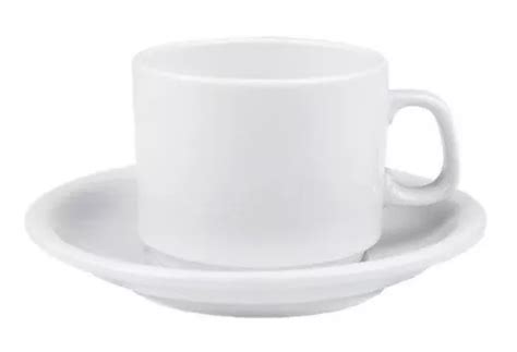 Set X6 Taza De Café Plato Verbano Recta Porcelana Kuchen